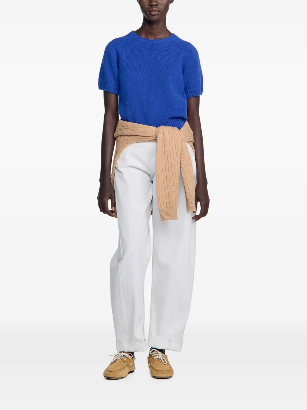 SANDRO T-shirt met korte mouwen Blauw