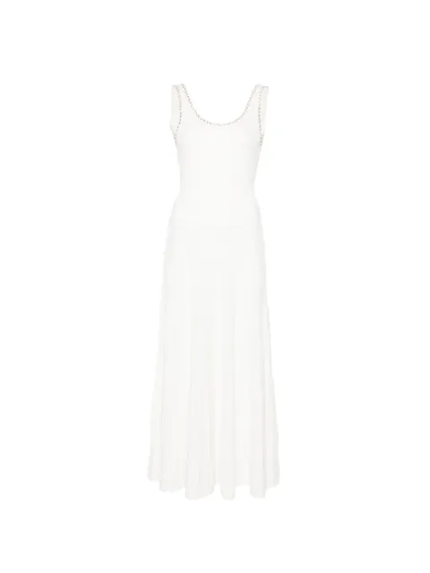 SANDRO bead-embellished knitted dress