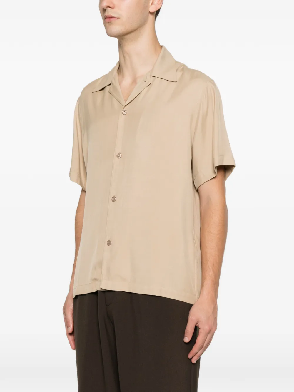 SANDRO Ruimvallende overhemd Beige