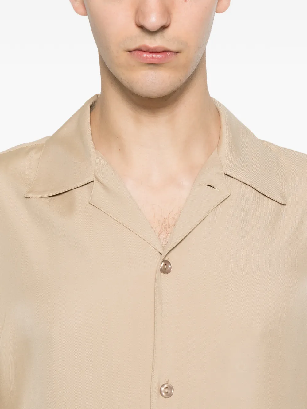 SANDRO Ruimvallende overhemd Beige