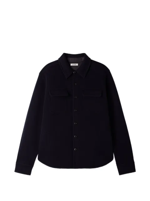 SANDRO boiled wool overshirt