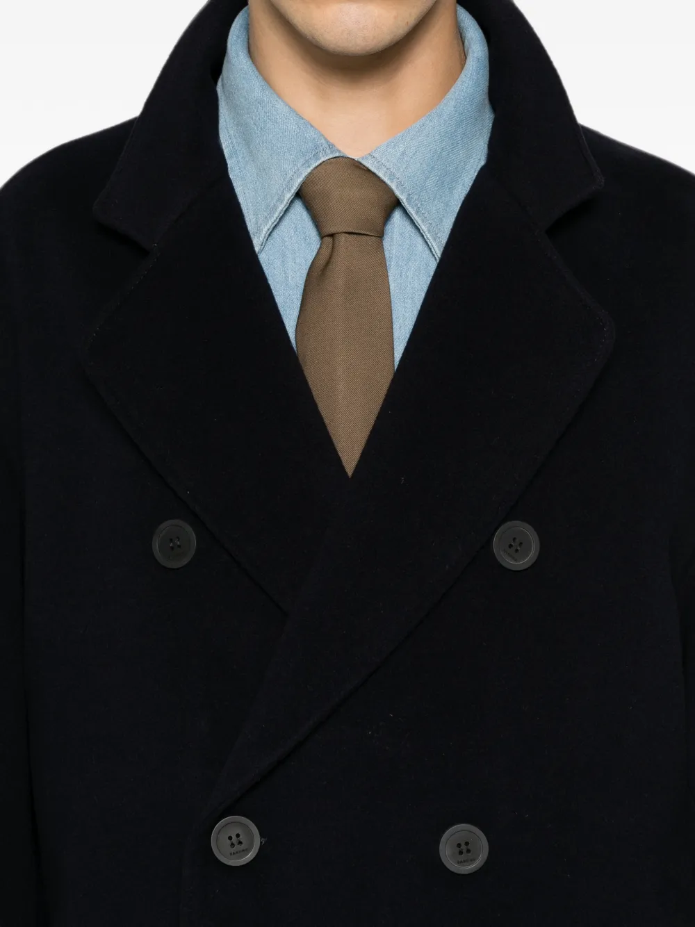 SANDRO Jas met dubbele rij knopen Blauw