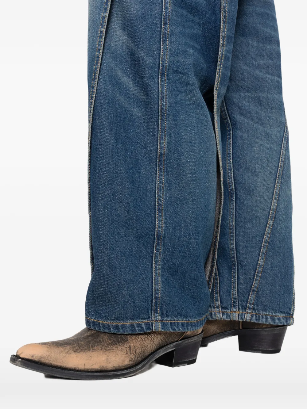 SANDRO Jeans met afwerking Blauw