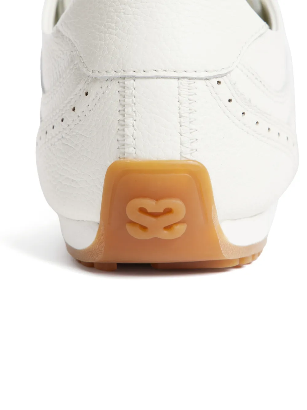 SANDRO Light Wave leather sneakers Beige