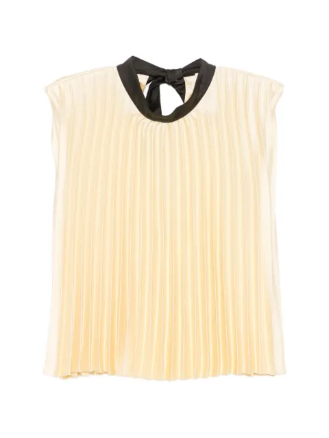 SANDRO pleated blouse