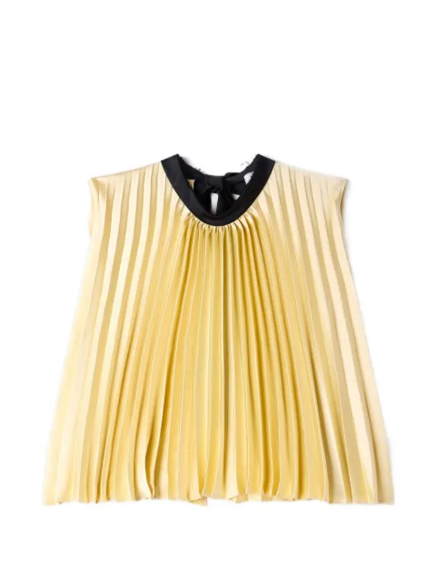 SANDRO pleated blouse
