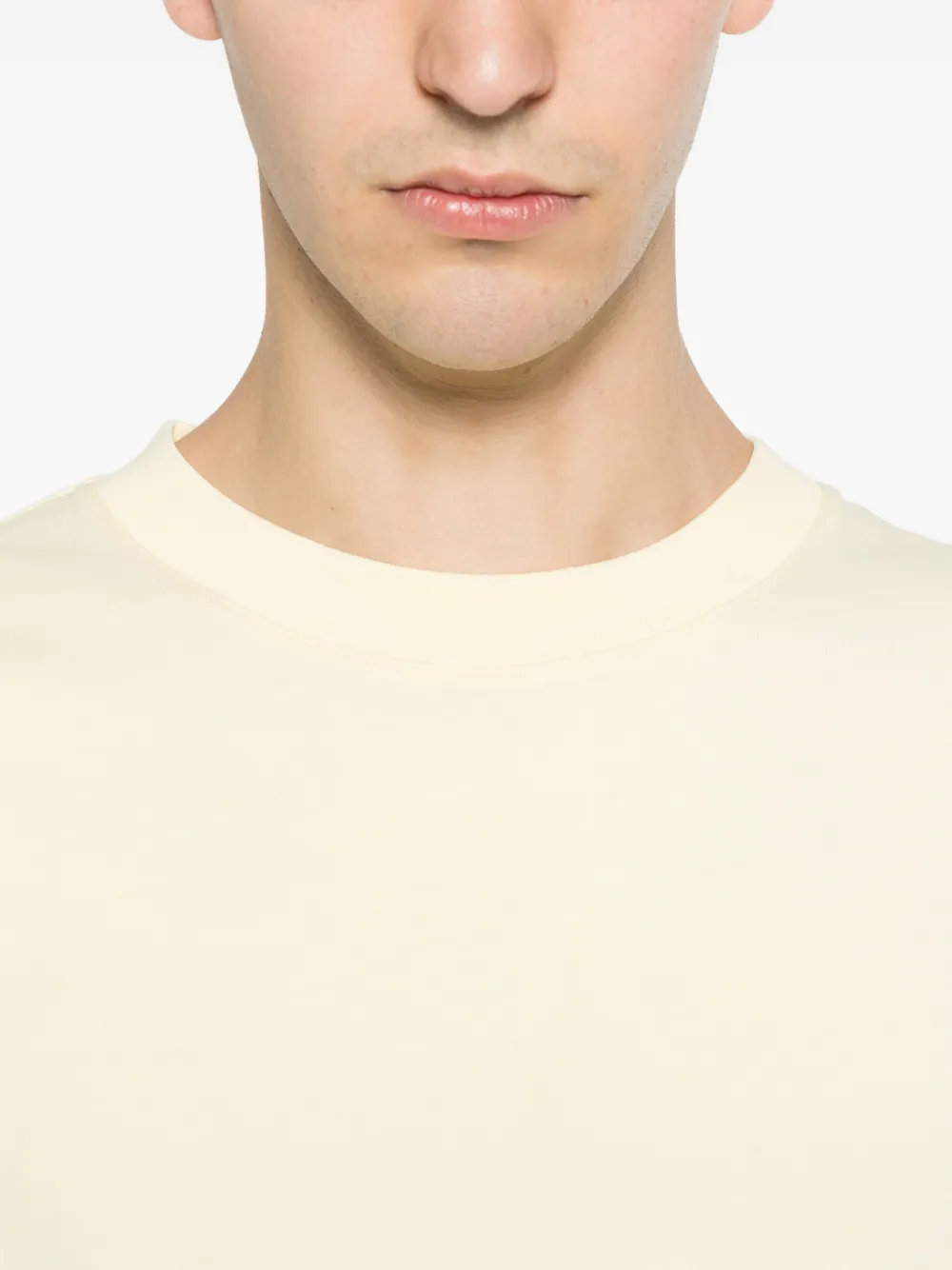 SANDRO Katoenen T-shirt Geel