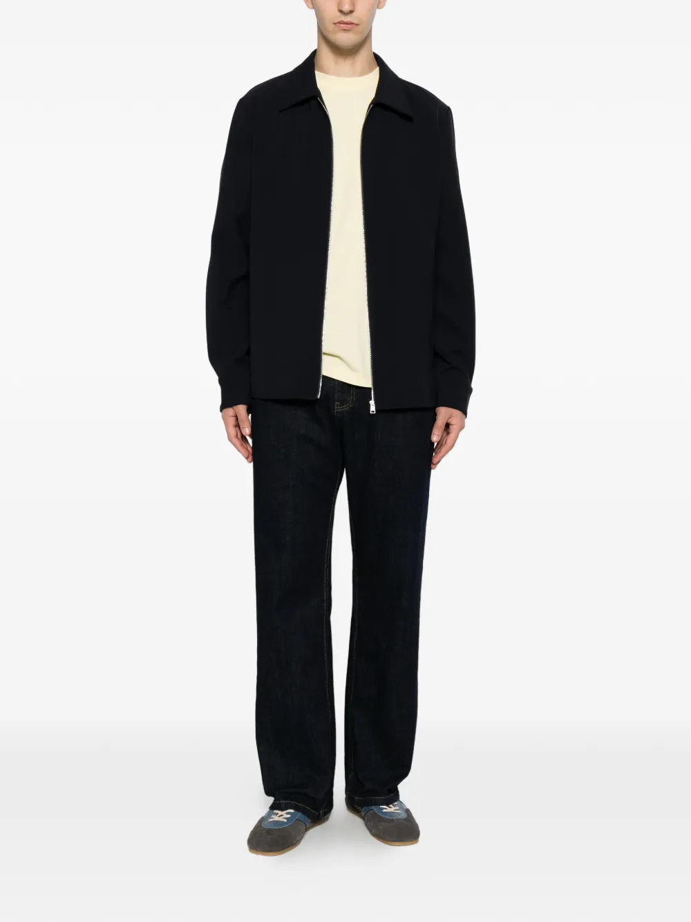 SANDRO Katoenen T-shirt Geel