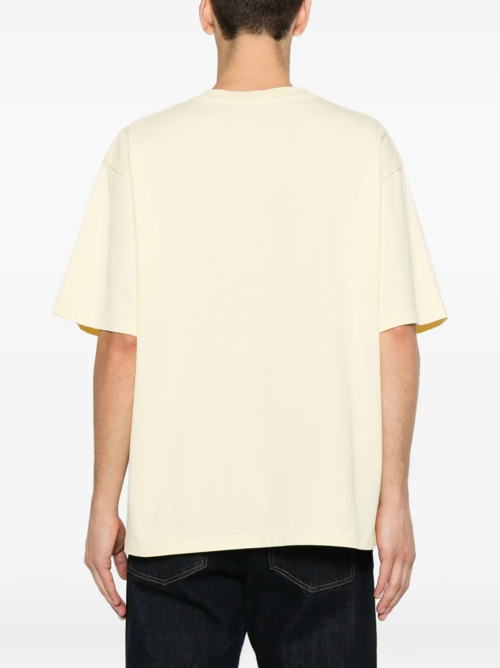SANDRO Katoenen T-shirt Geel