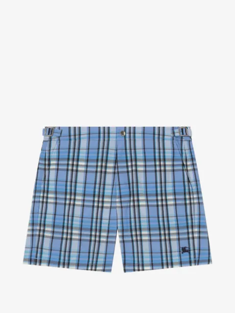 Burberry shorts de playa con motivo de cuadros