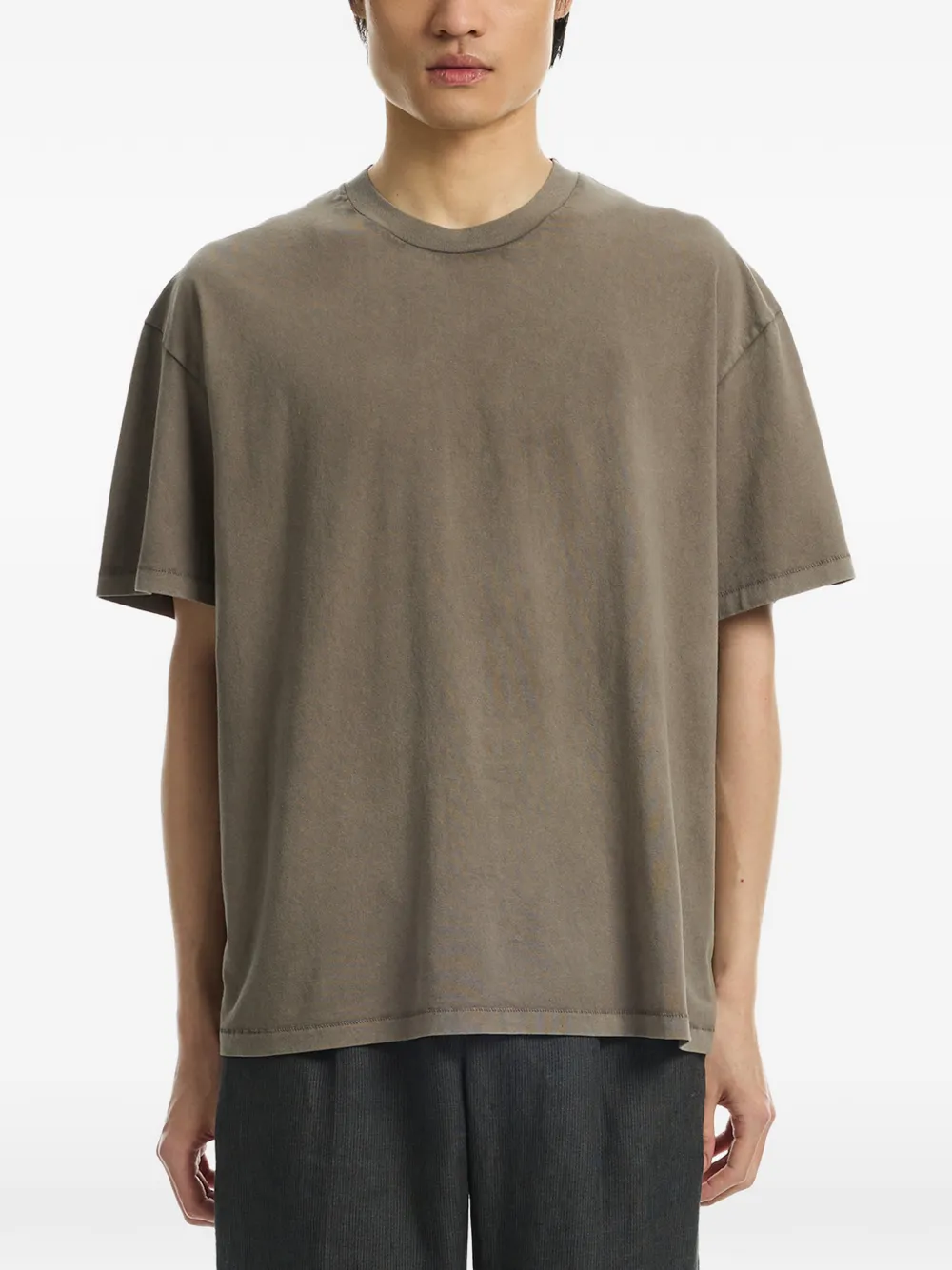 Stockholm Surfboard Club logo-print boxy T-shirt - Marrone