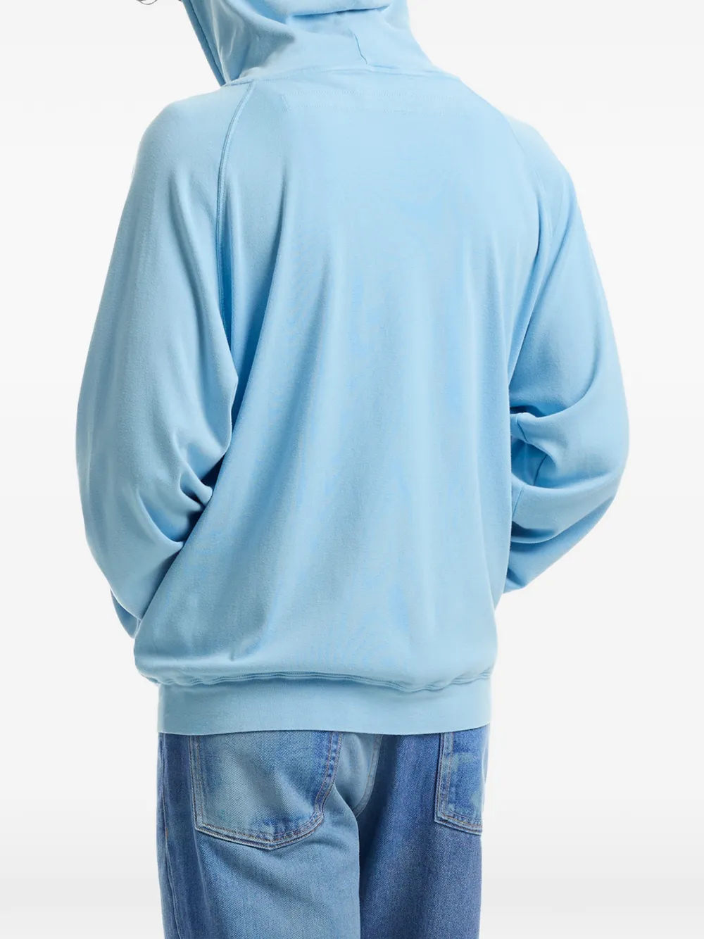 Stockholm Surfboard Club logo-print zip-up Hoodie | Blue | FARFETCH AO