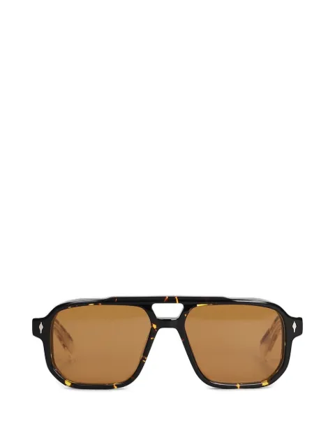 Jacques Marie Mage Evans tortoiseshell-effect pilot sunglasses