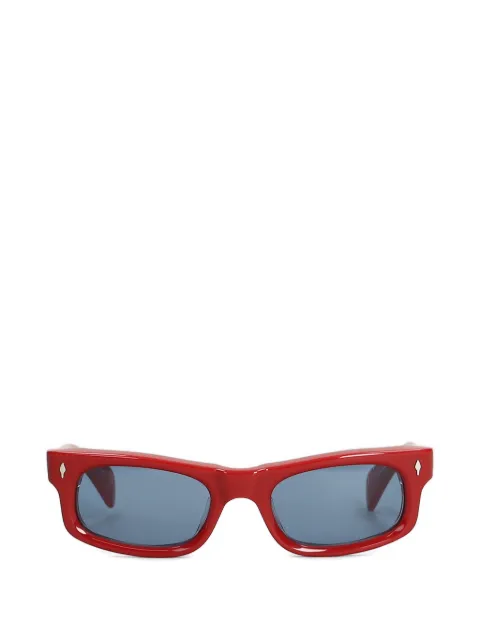 Jacques Marie Mage Initials rectangle-frame sunglasses