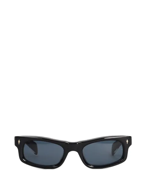 Jacques Marie Mage Initials rectangle-frame sunglasses