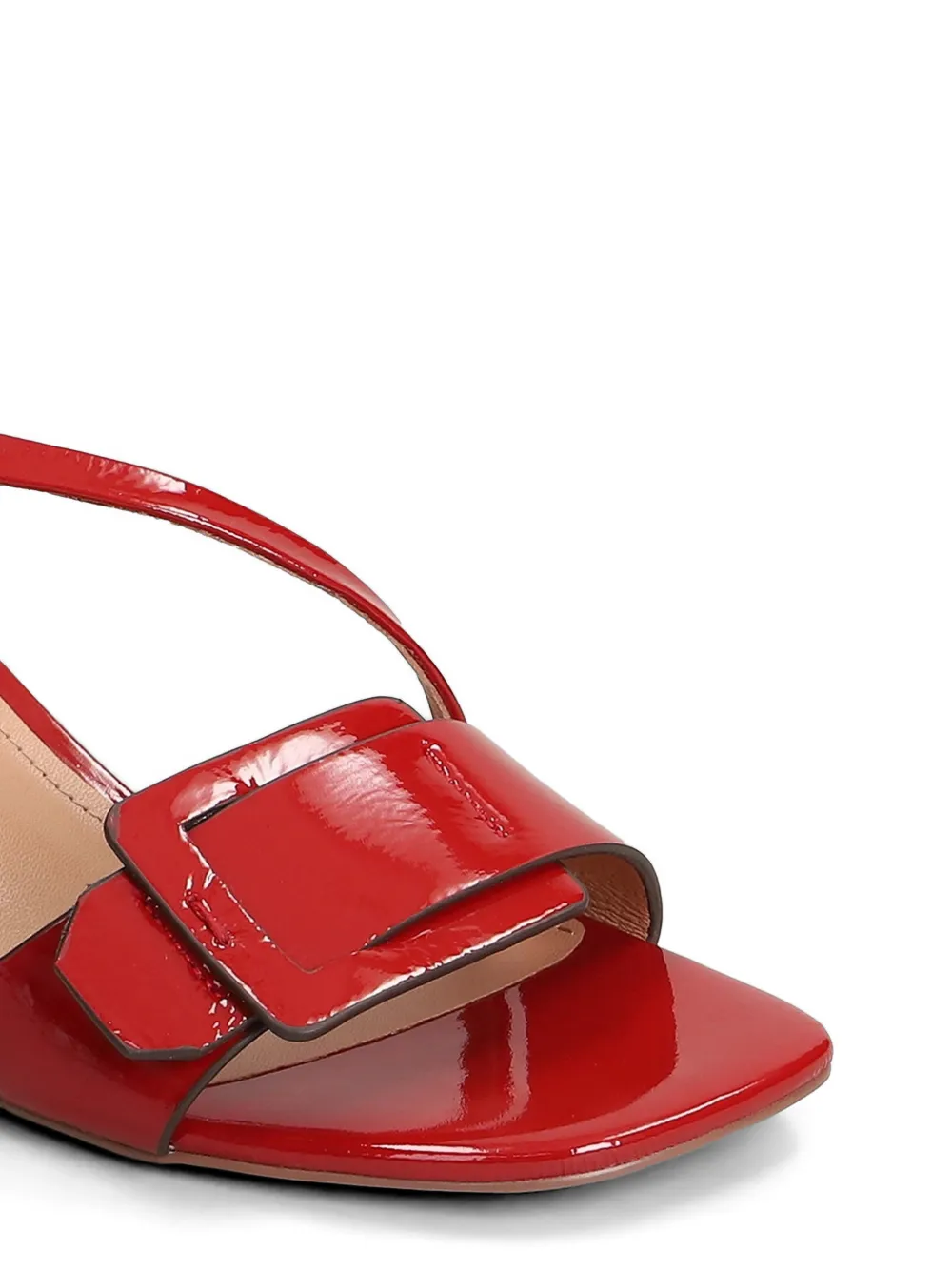 Bibi Lou Altair sandalen met gespdetail en blokhak Rood