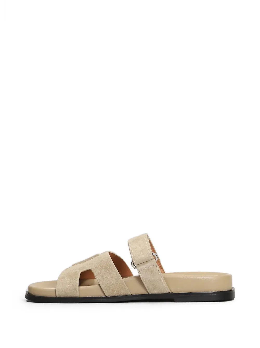 Bibi Lou Mindy touch-strap sandals Beige