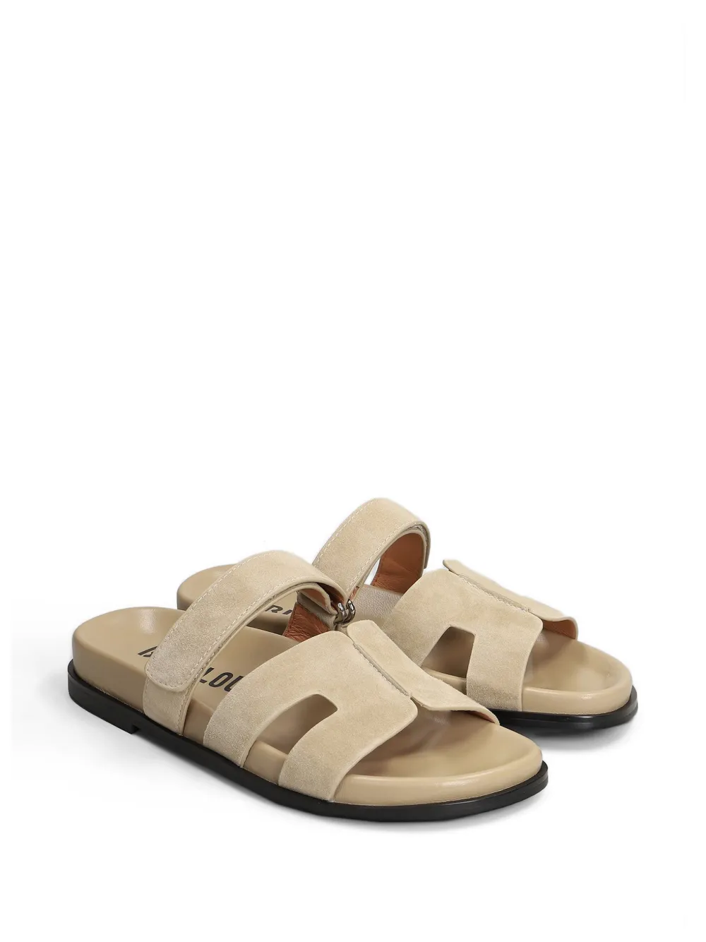 Bibi Lou Mindy touch-strap sandals Beige