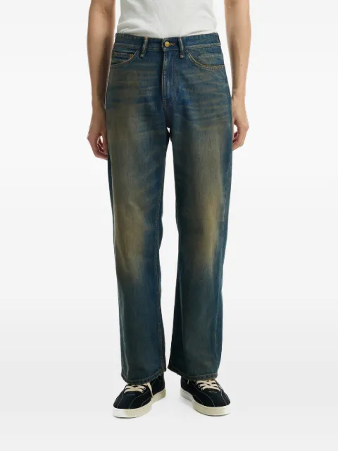 Stockholm Surfboard Club Frank logo-embroidered jeans