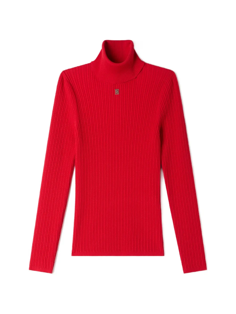 SANDRO Maglione con applicazione logo - Rosso
