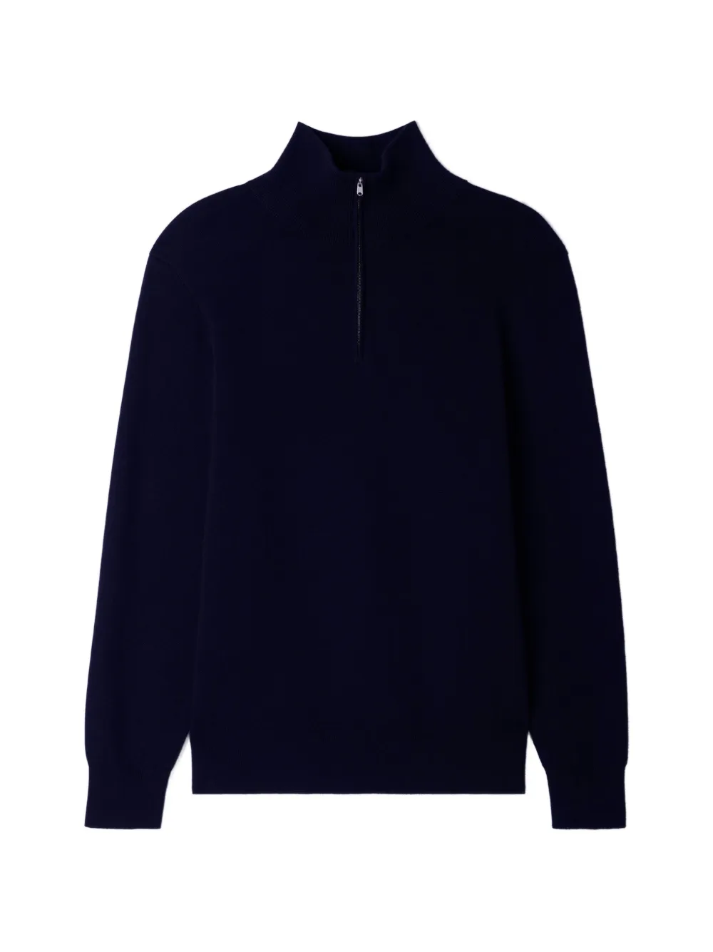 SANDRO quarter-zip sweater - Nero