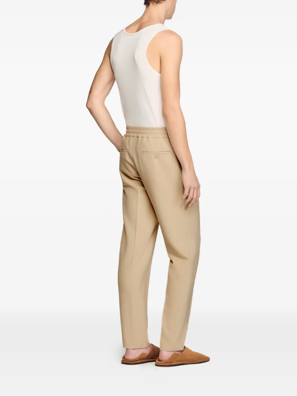  Sandro Pleated Trousers - Marron 