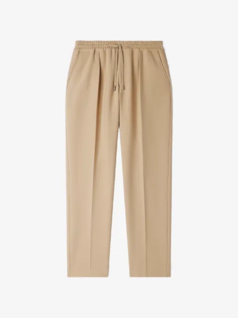 SANDRO elasticated straight-leg trousers