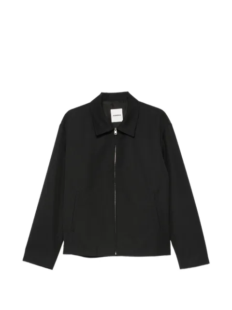 SANDRO wing-collar zip-up jacket