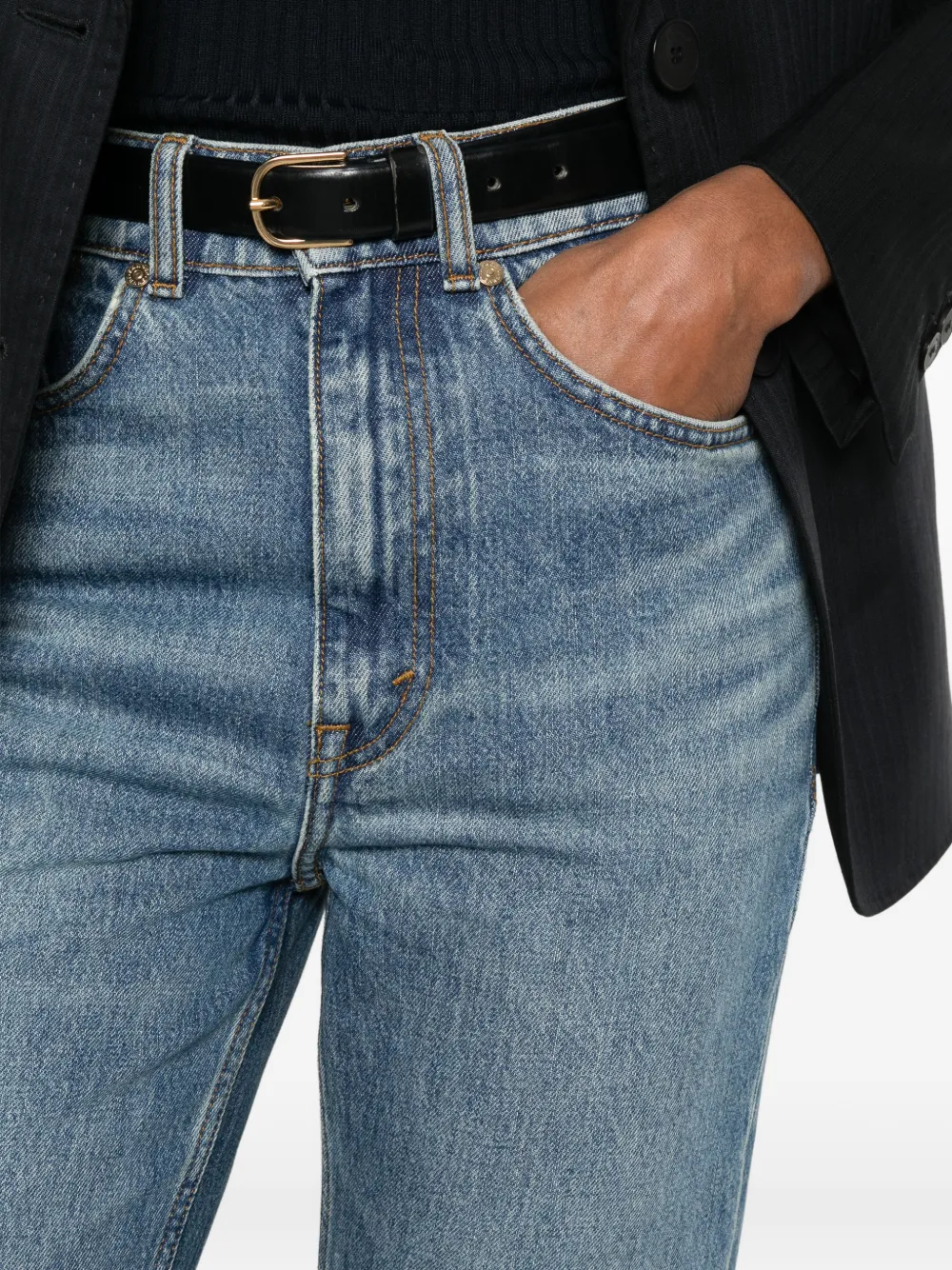 SANDRO Straight jeans Blauw