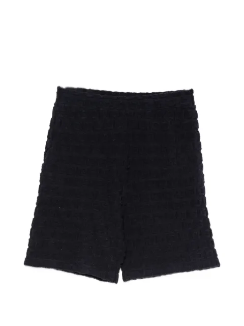 SANDRO Sponge geometric-jacquard towelling shorts