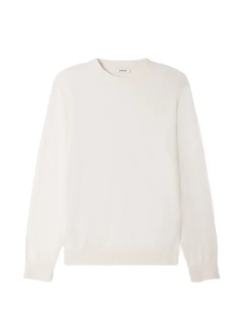 SANDRO Kaschmirpullover mit geripptem Besatz
