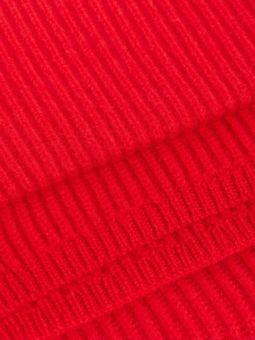 SANDRO Ribgebreide sjaal met zakdetail Rood