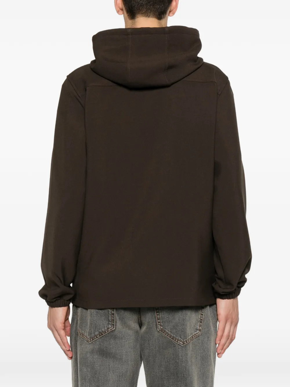SANDRO Sweater met rits Bruin