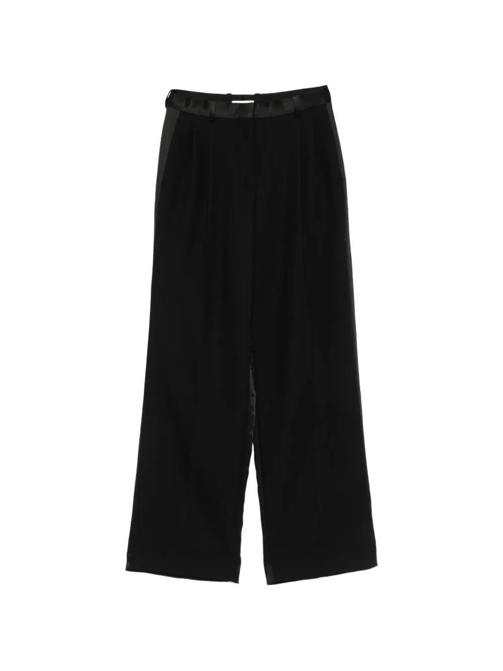 SANDRO pleated palazzo pants - Nero