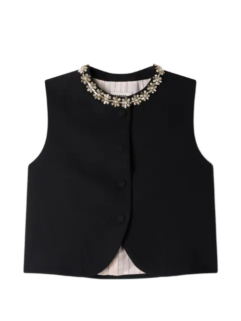 SANDRO embellished wool blazer