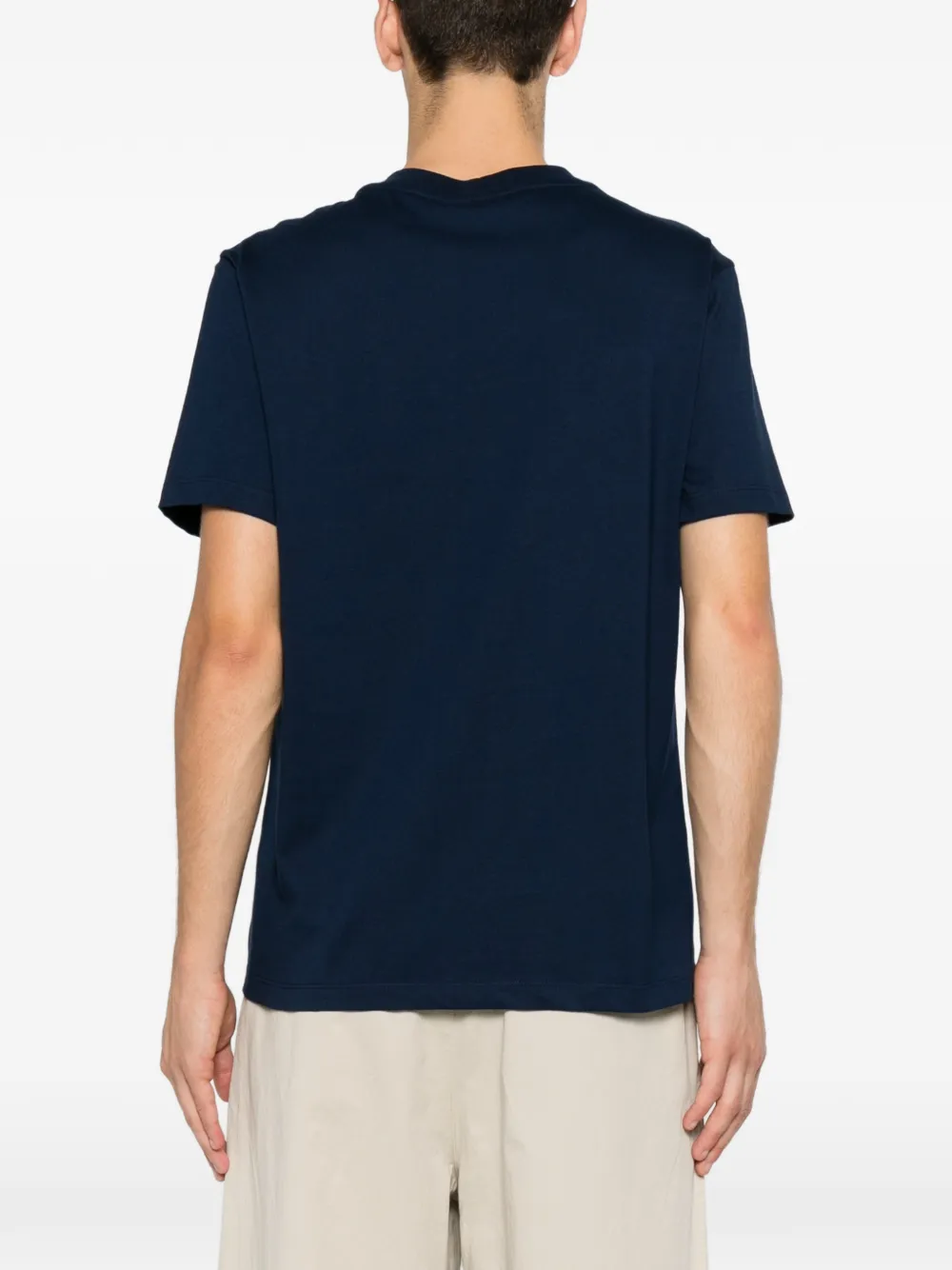 SANDRO T-shirt met logopatch Blauw