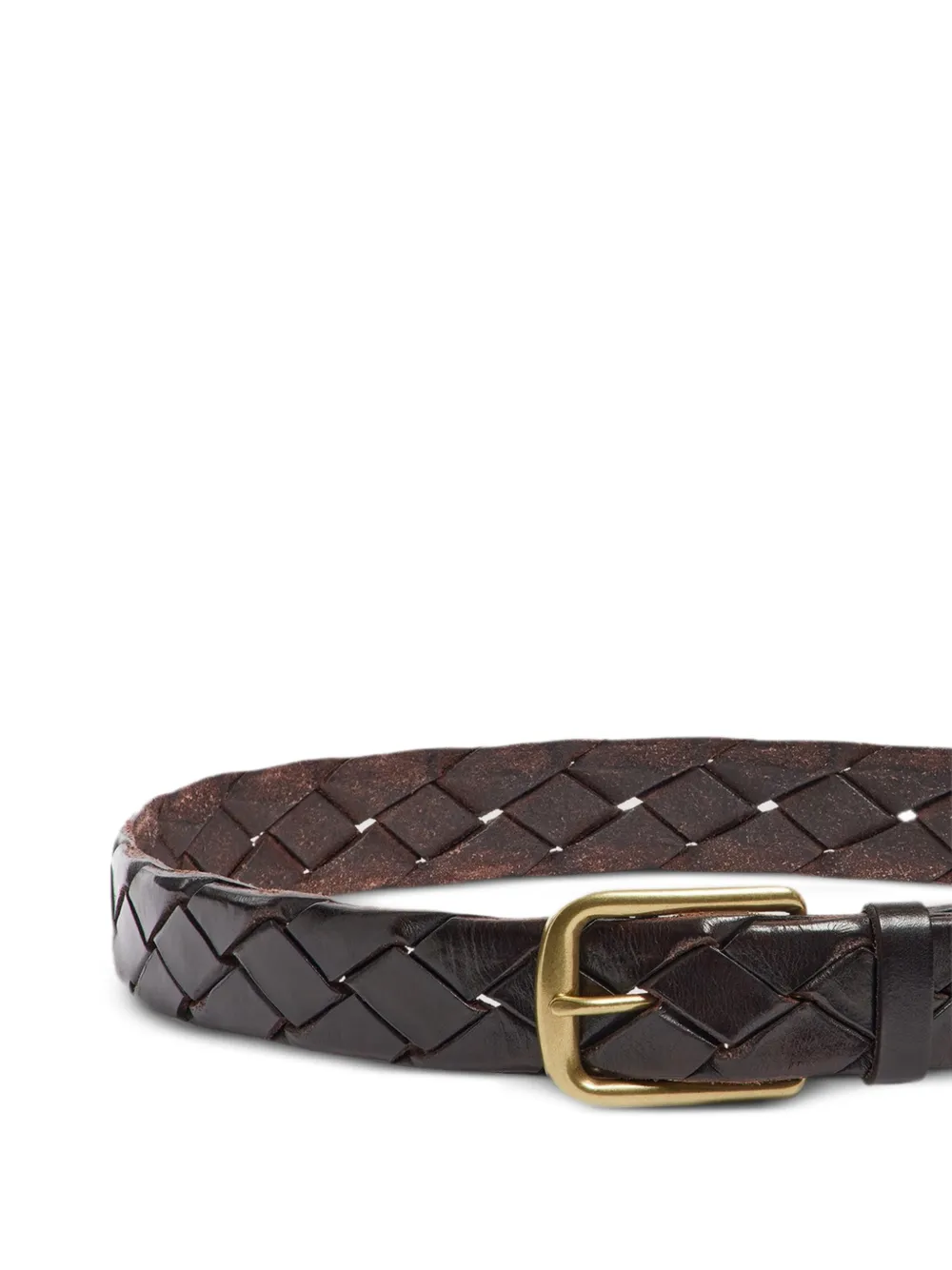 SANDRO Leren riem Bruin