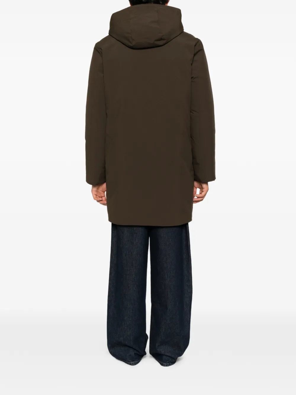 SANDRO Parka met capuchon Groen