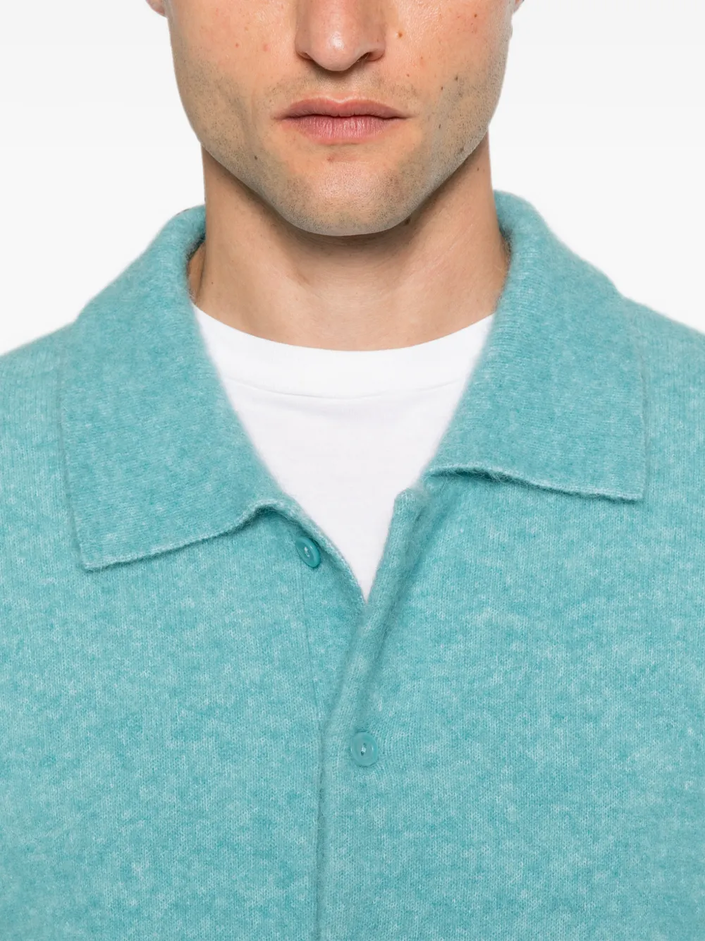 SANDRO Button-up vest Blauw