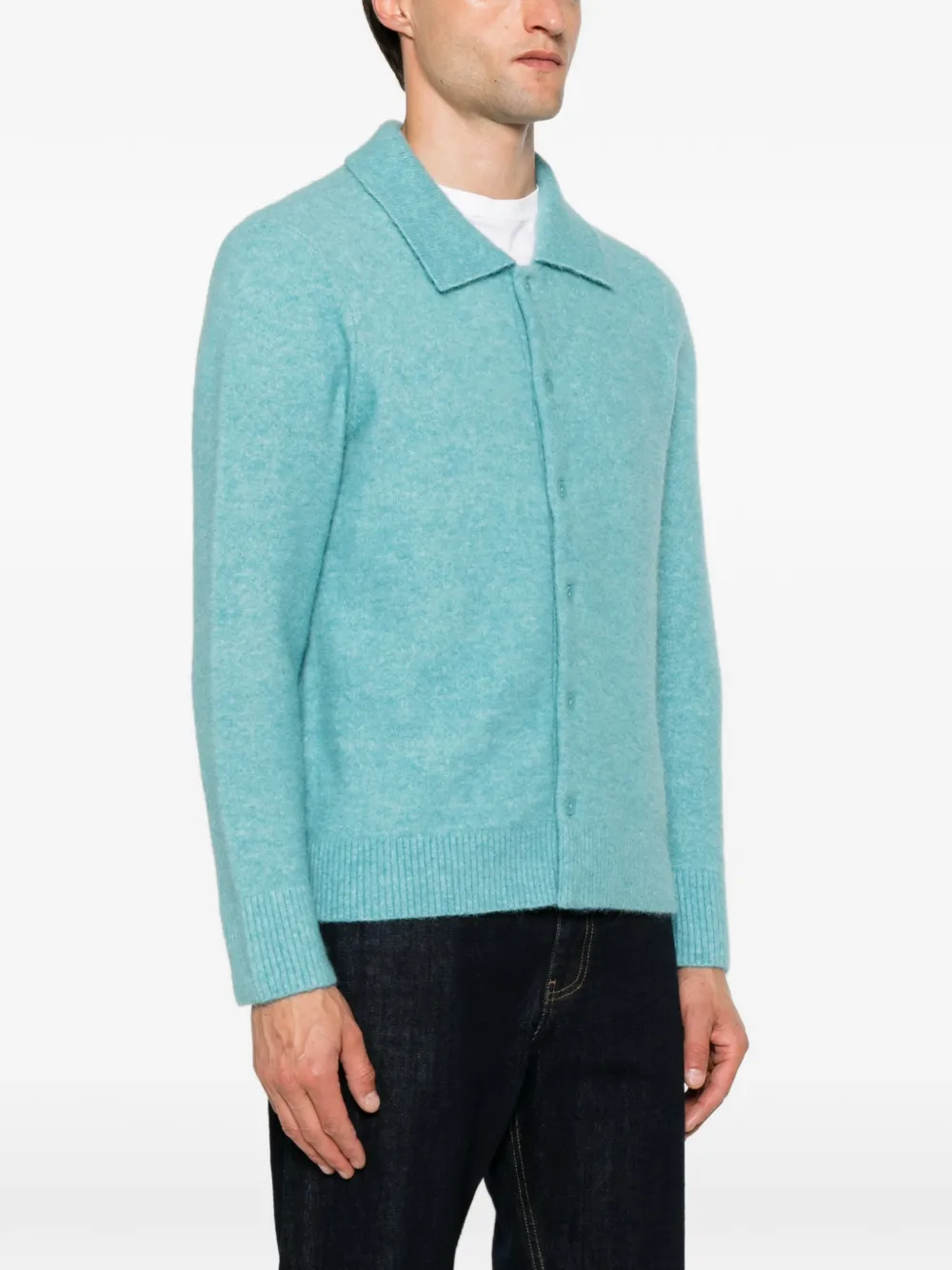 SANDRO Button-up vest Blauw