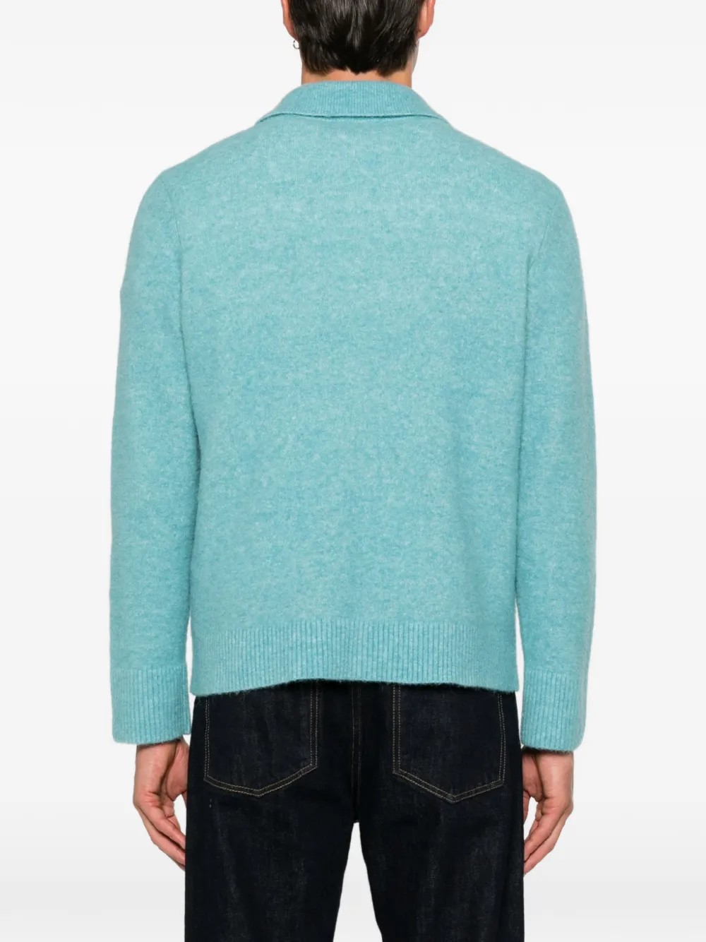 SANDRO Button-up vest Blauw