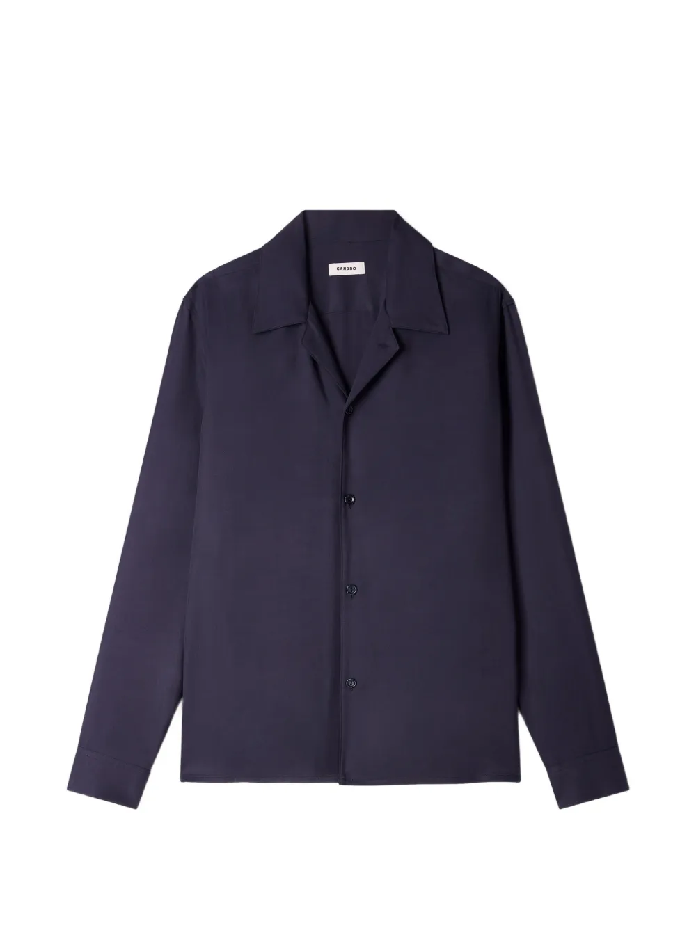 SANDRO Camicia con colletto a squalo - Blu