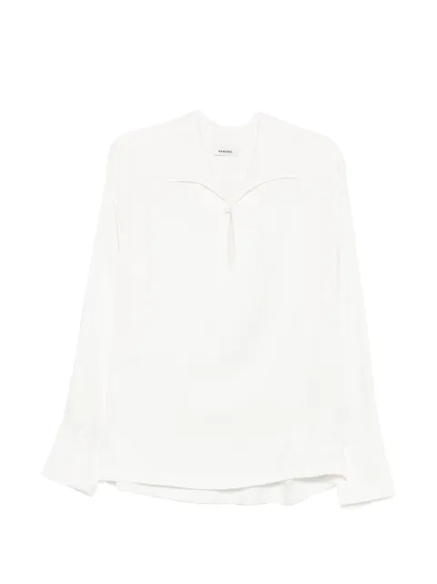 SANDRO wing-collar shirt