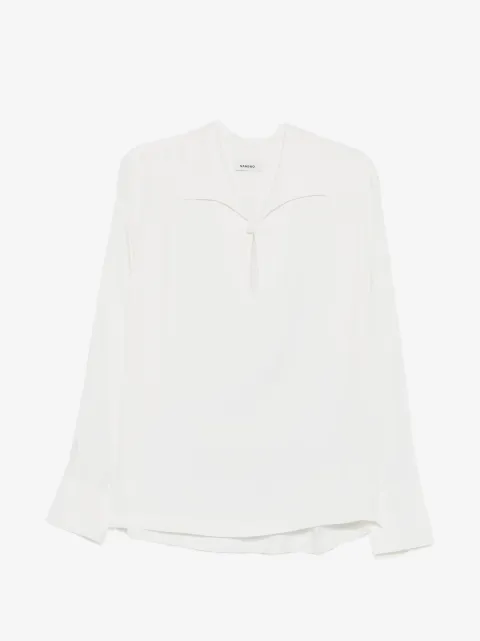 SANDRO wing-collar shirt