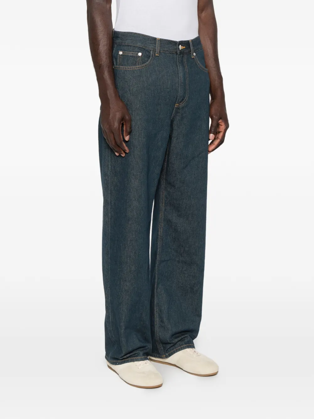SANDRO Jeans met vijf zakken Blauw