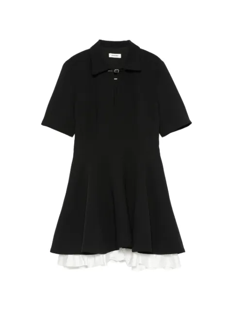 SANDRO Minikleid mit Rüschen