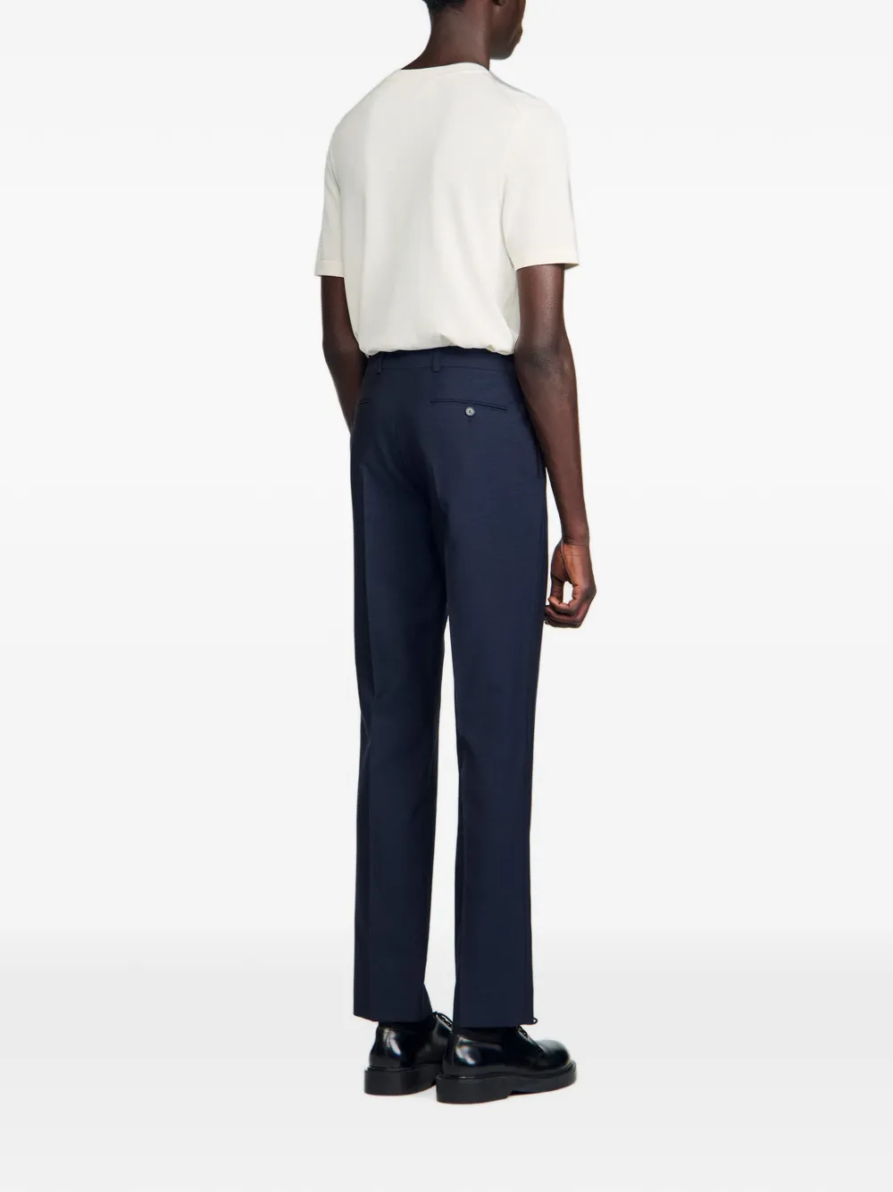 SANDRO Wollen pantalon Blauw