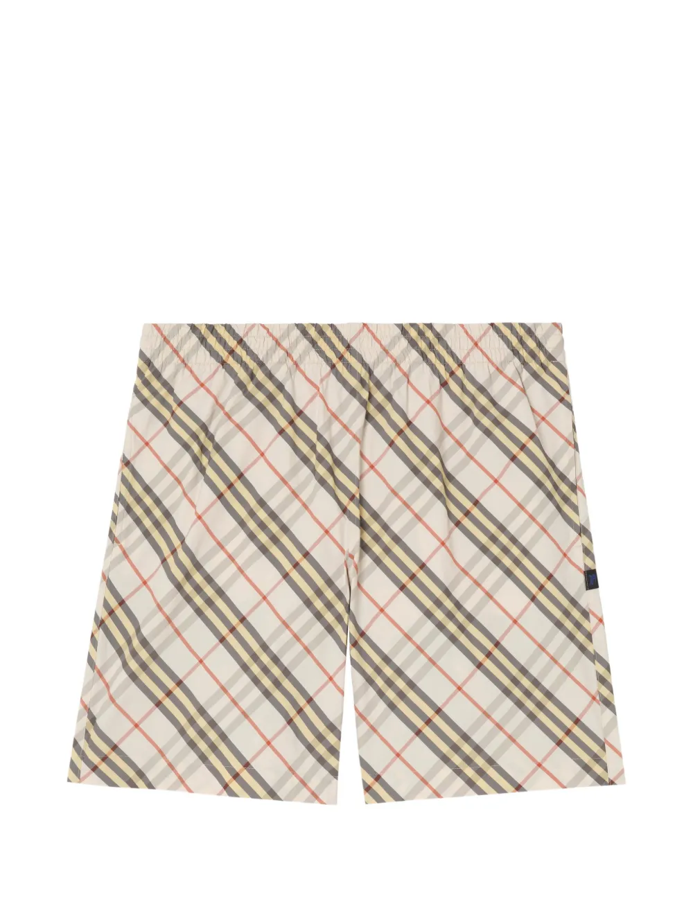 Burberry Check swim shorts - Toni neutri