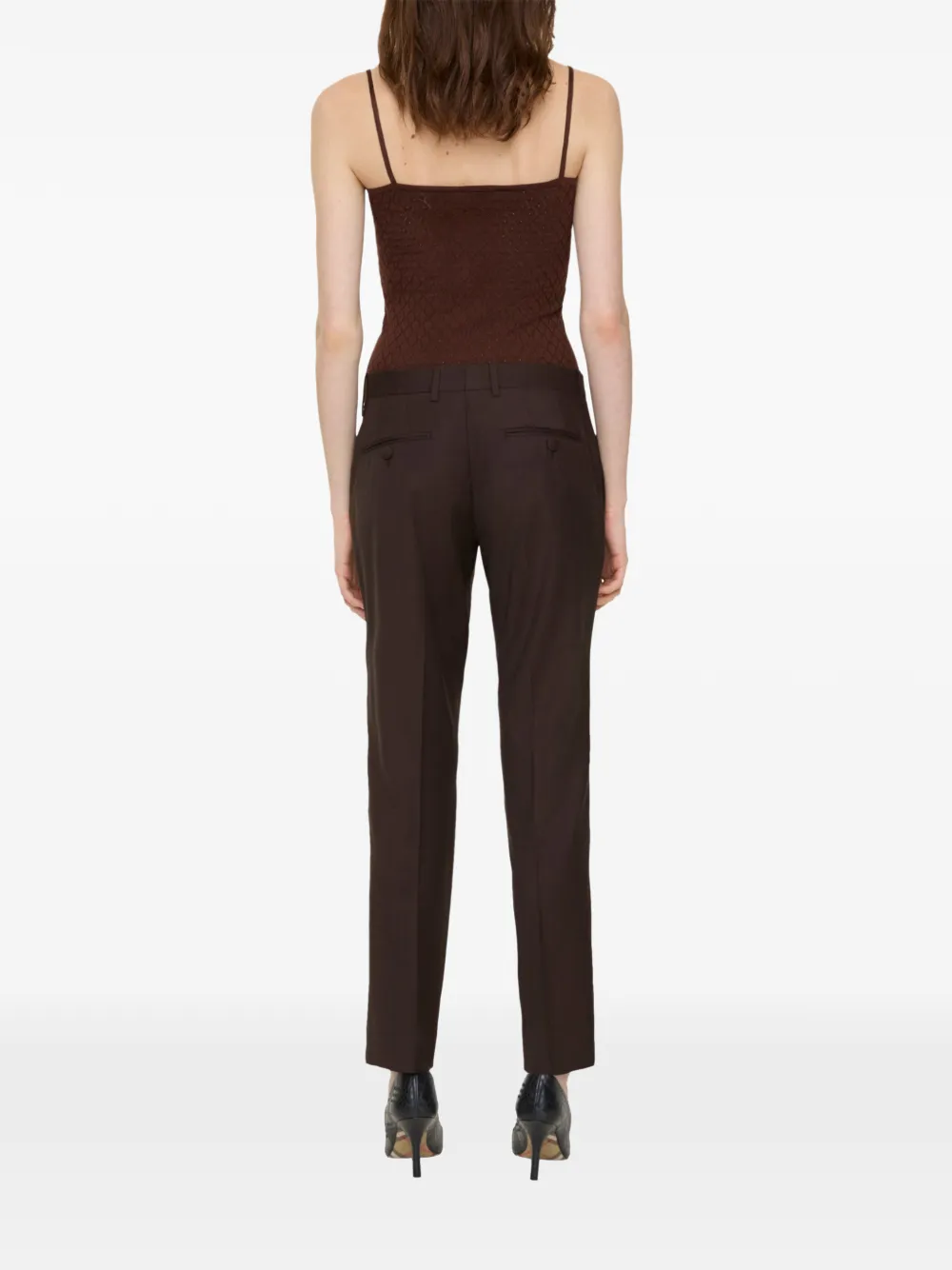 Burberry Wollen pantalon Bruin
