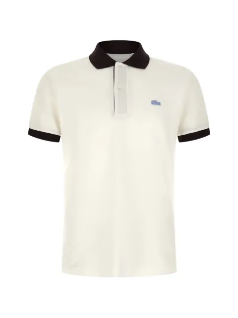Lacoste logo-patch polo shirt